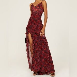 Cinq à Sept Stargazer Lillies Glenda Gown, 0